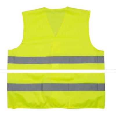 China Road Safety / Working /work Safety Customized Yellow and Orange Reflective Vest High Visibility Polyester Mesh Vest 100% Public Safety Reflective Vest for sale