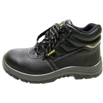 China Steel toe industrial brand safety shoes anti-sensational piercing steel boot men for sale