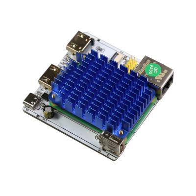 China Hot Selling Heatsink Aluminum 5mm Heatsink With Copper Pillar For Raspberry Pi Compute Module 4 CM4 for sale