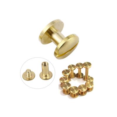 China China Wholesale Custom m3 Pan Bolt Screw Book Fastener Screws Brass Screws for sale