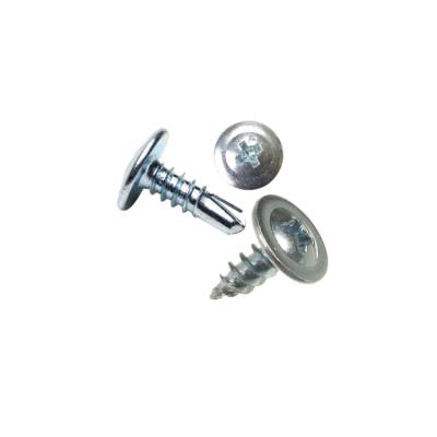 China Pan Button Modified Truss Head Screws 8 x 1/2 Wafer Head Self Drilling Screws for sale