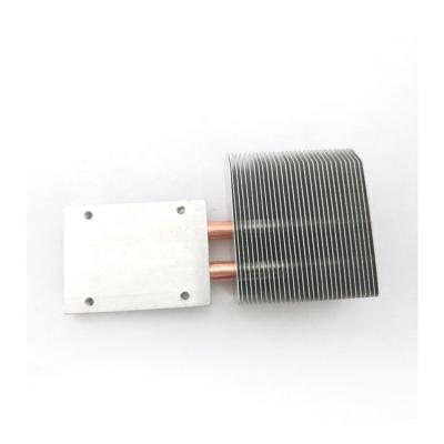 China Latest Heatsink Technology Black Anodized Copper Heat Pipe Heatsink for sale