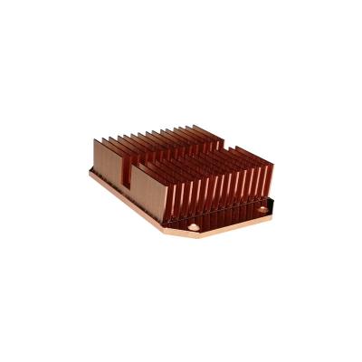 China Aluminum Radiator Copper Heat Pipe Radiator Extruded Customized for sale