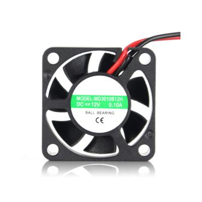 China Computer Case Plastic Sheath and Ball 5V or 12V 30x30x10.5mm DC Strong High Speed ​​Fans for sale