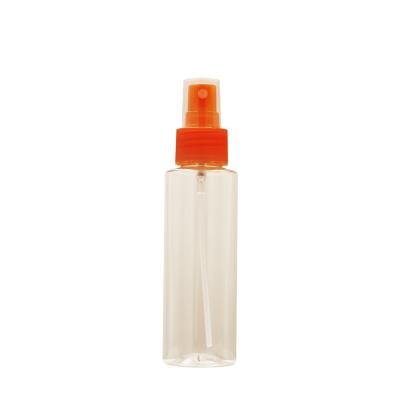 China Factory Sale Household Products High Quality 100ml PET Custom Direct Round Clear Plastic Sprayer Bottle for sale