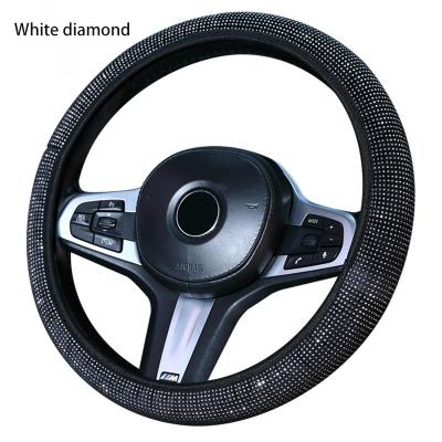 China Diamond Hot Fashion Steering Wheel Cover with Diamond Steering Wheel Cover Set for sale