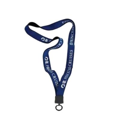 China Promotional Gift Nice Neoprene Lanyard With Clamshell And Plastic O Ring for sale