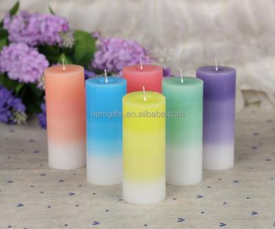 China COLOR CHANGING Wholesale Unionpromo LED Pillar Candle With Different Color for sale