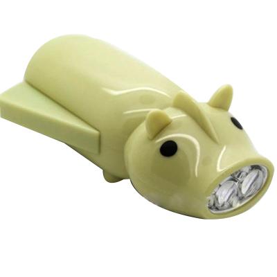 China Pig Shape Camping Rechargeable Hand Grip Led Flashlight for sale