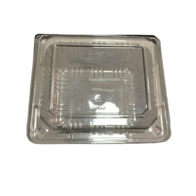 China Disposable Blister Plastic Disposable Biodegradable For Fresh Meat Fruit Pla Pet PP Frozen Food Packing Tray for sale