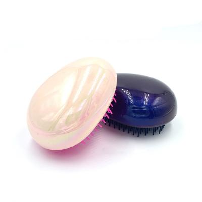 China High Quality Waterproof Mini Portable Egg Brush Shape Detangling Cheap Hair Brush for sale