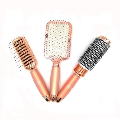 China Waterproof Hair Scalp Massage Comb Hair Brush Straighten Curly Anti Static Hair Brush For Salon Hairdressing Styling Tools for sale