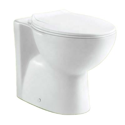 China Wholesale Good Quality Double-flush New To The Wall P-trap Around White Ceramic Toilet Pan for sale