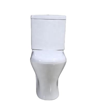 China P-trap Ceramic Toilet Double-Flow Washdown Double-Flow Wc Closestool Two-Piece Toilet Bowl for sale