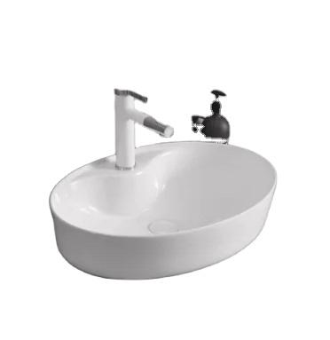 China SAIRI Morocco Jingdezhen Art Ceramic Basin Small Basin Art Modern Ceramic Sanitary Ware High Grade With Faucet Hole for sale