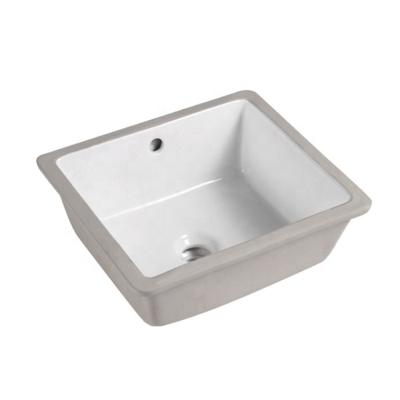 China Morden SAIRI Under Counter Basin Sink And Toilet Salon White Unique Porcelain Bath Toilet Sink Under Counter Basin for sale