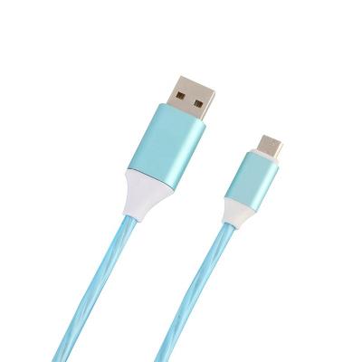 China Mobile Phone Types Factory Price 1M , 2M Metal Cable Android Flowing Lightweight Charging Type-C For iPhone , Charging Cable 2.4A for sale