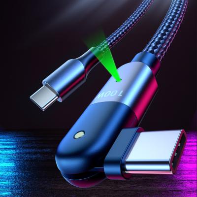 China Etc.electronic mobile phone product 180 degree rotating usb c up to c cable 1.2m 2m palladium 100w super faster braided cable Cheap palladium 100w palladium 100w palladium 100w cable for sale