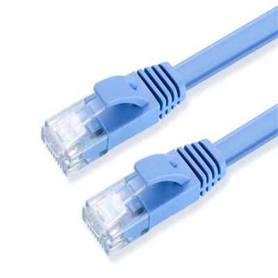 China PVC+0.57CU Cat6 Network Cable 1M Flat UTP Cat 6 Patch Cord Ethernet Cable for sale