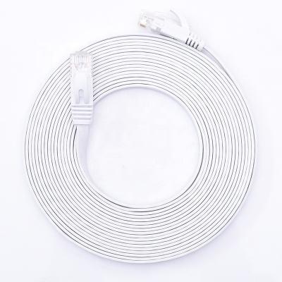 China PVC+0.57CU Cat6 Network Cable 1M Flat UTP Cat 6 Patch Cord Ethernet Cable Cat 6 Ethernet Flat Network Cable for sale