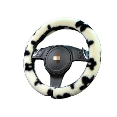 China Universal Steering Size 36 Cute/Cartoon Hot Selling Car Wheel Cover 38 40cm Plush Car Steering Wheel Cover for sale