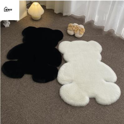 China Non-slip Shaggy Area Carpet Faux Plush Rugs Carpets For Living Room for sale