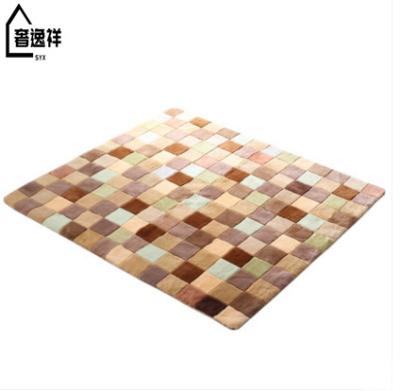 China Hot Selling Cheap Custom Blanket Non-slip Carpet Living Room Square Blankets Carpet For Living Room for sale