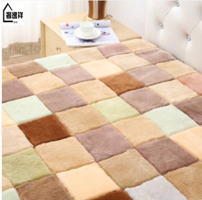 China Vintage Rugs And Blankets Living Room Cashmere Floor Non-slip Nordic Absorbent Rug Customized Fluffy Carpet for sale