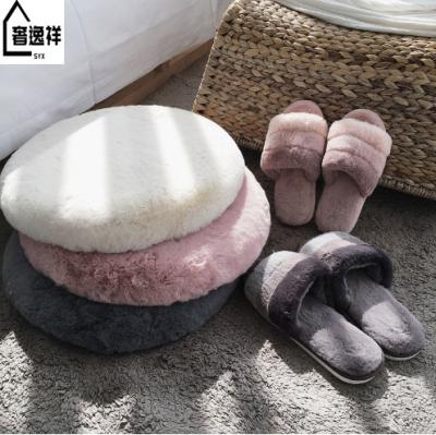 China Plush Floor Mat Super Water Absorbent Soft Shaggy Plush Small Floor Non-slip Cover Pad for sale