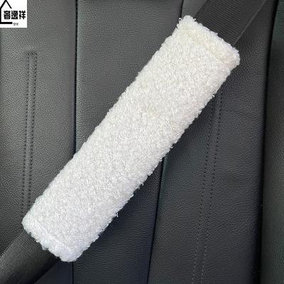 China Free Sample OEM Car Seat Belt Cover Plush Seatbelt Protection for sale