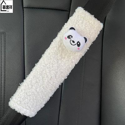 China Fluffy Car Seat Belt Pad 2 Pack Soft Fit Car Seat Belt Shoulder Pad Cover for sale