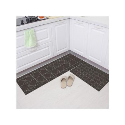 China Washable Super Quality Multiple Patterns Are Available Clean Tidy Waterproof Kitchen Mat for sale