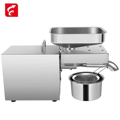 China Hotels T6W Automatic Home Oil Press Machine Stainless Steel Oil Maker Oil Expeller For Avocado Caster Flax Peanut Sunflower for sale