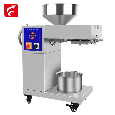 China Hotels 20kg/h Automatic Commercial Cold Pressing Machine Stainless Steel Mini Oil Coconut Oil Making Machine for sale