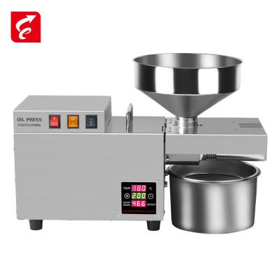 China Hotels S9S Temperature Control Commercial Oil Extractor Peanut Sesame Oil Press Stainless Steel Oil Press Machine for sale