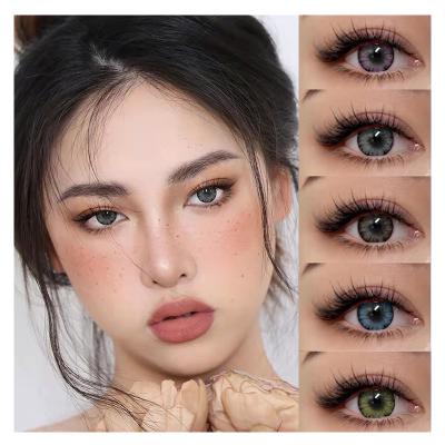 China Hot Selling New York Style Contact Lens Luxury Environmental Friendly Eye Health Color Cosmetic Contact Lenses for sale