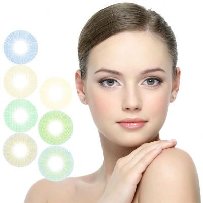 China Contact Lens Comfortable Moisturizing Cosmetics New Soft Colored Circle Eye Gray Contact Lenses Wholesale for sale