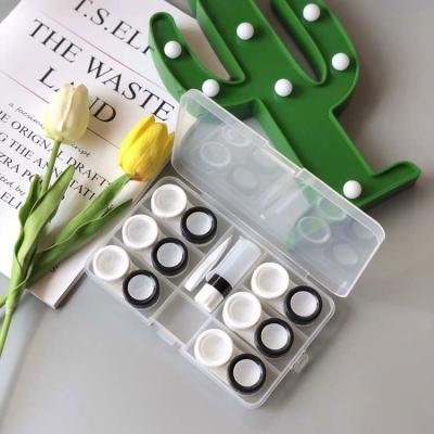 China Contact Lenses Storage Fashion Design Durable Place Travel Contact Lens Case Plastic High Quality Wholesale for sale