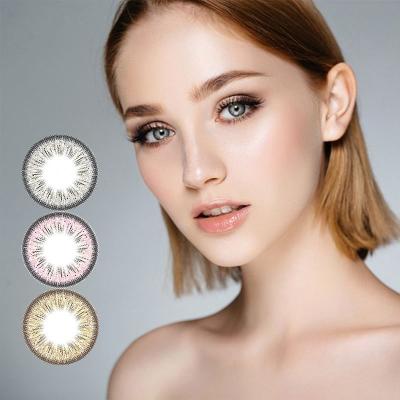 China Yearly Colored Contact Lens Temperament Contact Lenses Contact Lens Boxed Easy To Carry for sale