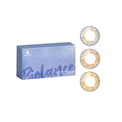 China New Arrival Correctable Natural Color Eye Effect Contact Lens Support Customization Annual Disposable Contact Lenses for sale