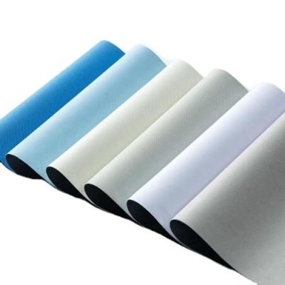 China Modern 100% Polyester Window Roller Blinds Blackout Roller Textile Fabric With Double Color Coated For Day And Night Solar Shades for sale