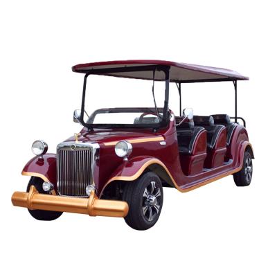 China Electric Classic Tourist Area Playground 8 Seats Touring Car 5050*1490*1900mm for sale