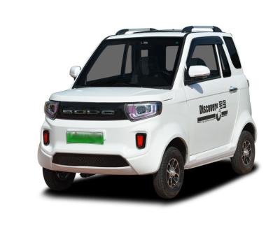 China Cloth Adult 4 Wheel 4 Seats 1.5KW Small Electric Car Automobiles Low Speed ​​Car for sale