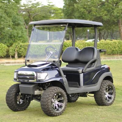 China Fabric Factory Direct Double Seat Electric Golf Cart for sale