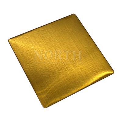 China Decoration Gold Dinner Mirror 201 1250mm Color Stainless Steel Sheet for sale