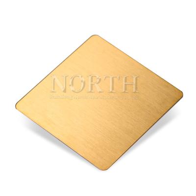 China Construction Gold Color Stainless Steel Bronze Sheet / Stainless Steel Plate for sale