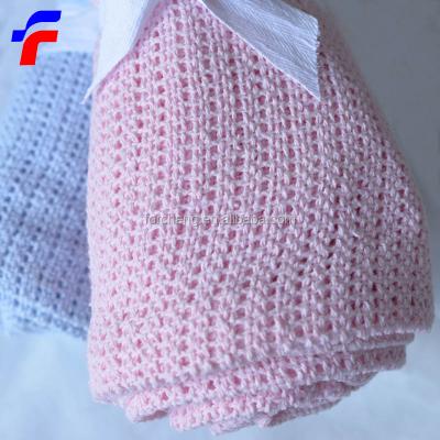 China Warm Color Anti-pilling Weave 100% Cellular Cotton Baby Blankets for sale