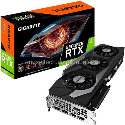 China Workstation graphics card gigabyte nvidia geforce rtx 3090 3080 3070 3060TI 3060 ti 24gb non lhr cheap video card for pc for sale