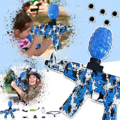 China Funny outdoor toy gel ball sandblaster AKM-47 electric shooting toy gel ball sandblaster for sale