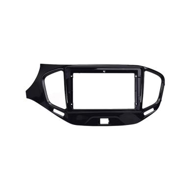 China GPS Car Stereo Radio Frame Dash Car DVD Player Plastic Frame For Lada Vesta 2015 to 2019 for sale